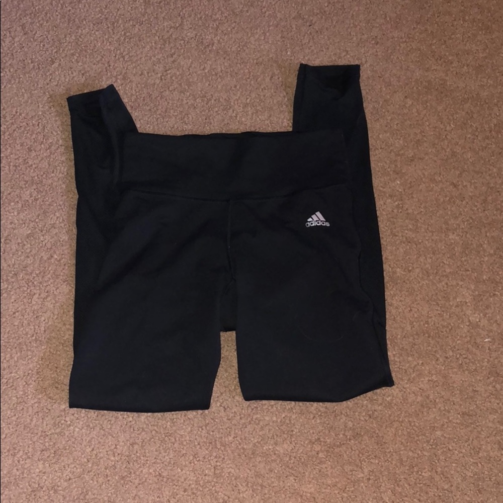 Adidas high waisted black tights